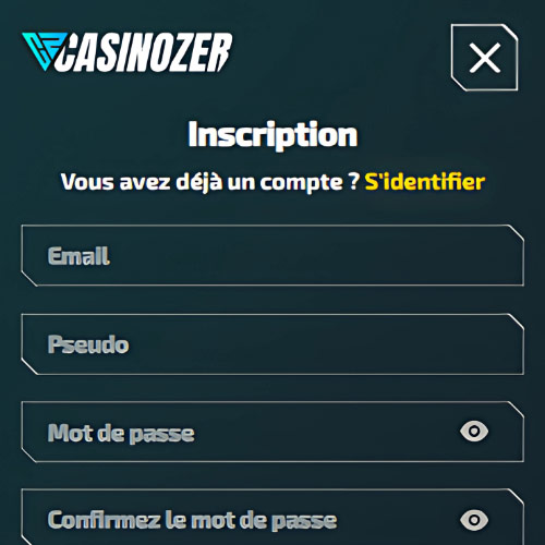 Instruction Saisissez les informations de base