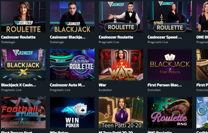 Cazinozer Jeux de Table