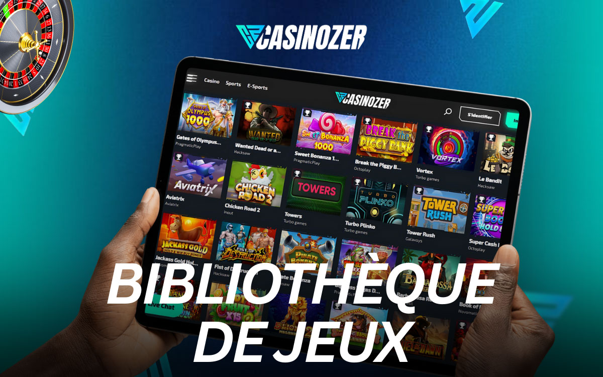 Cazinozer La Bibliothèque de Jeux