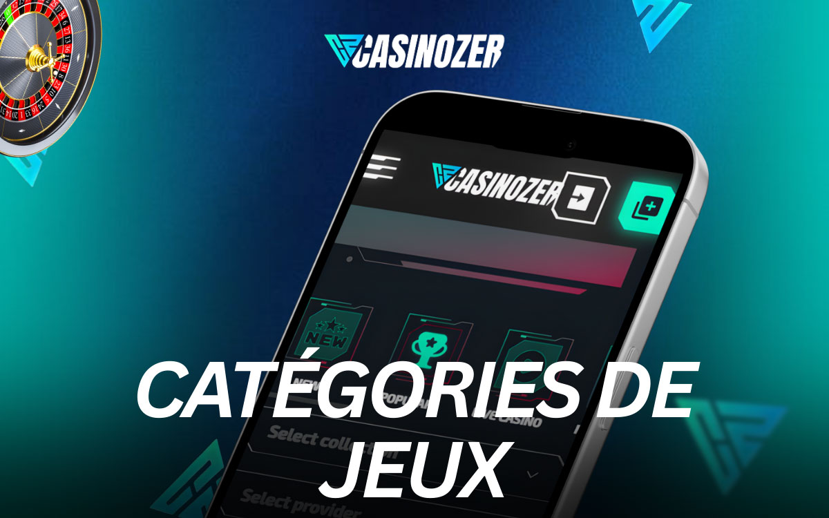 Cazinozer Les Catégories de Jeux
